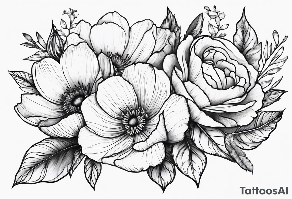 Iwant to make my idea flowers tattoo idea