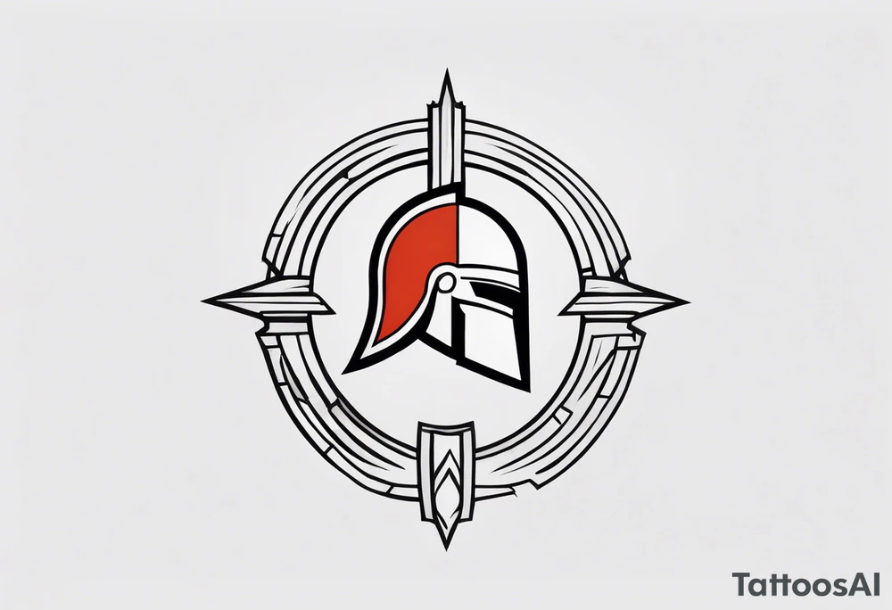 Ancient spartan symbol tattoo tattoo idea