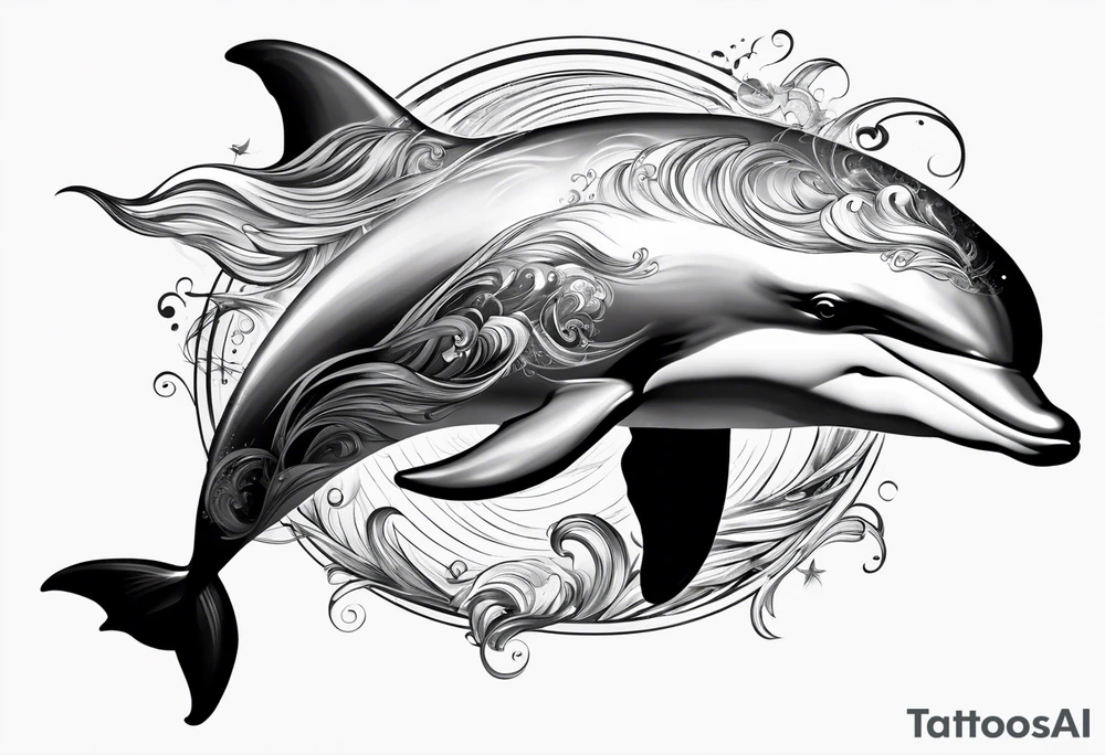 dolphin tattoo idea
