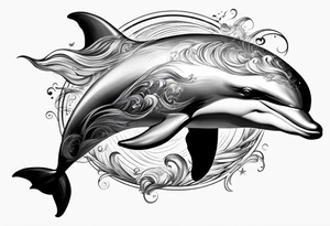 dolphin tattoo idea