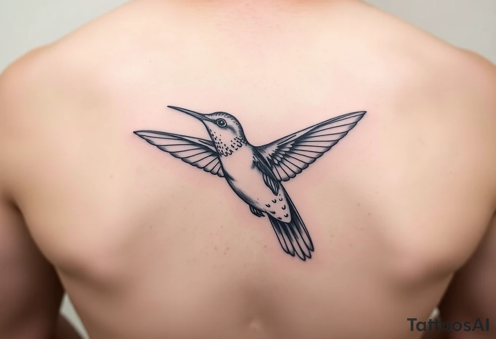 Humming bird tattoo idea