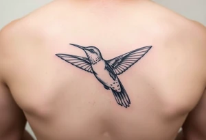 Humming bird tattoo idea