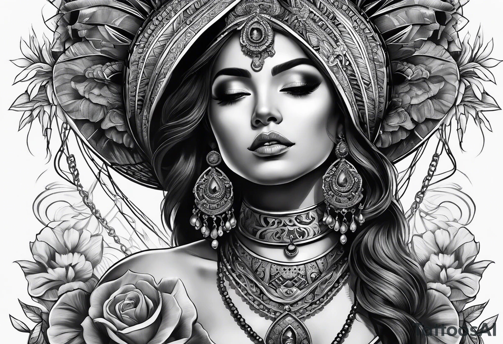 caridad del cobre tattoo idea