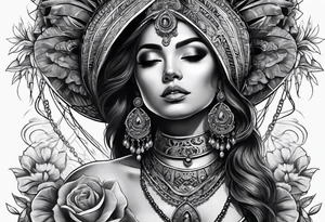 caridad del cobre tattoo idea
