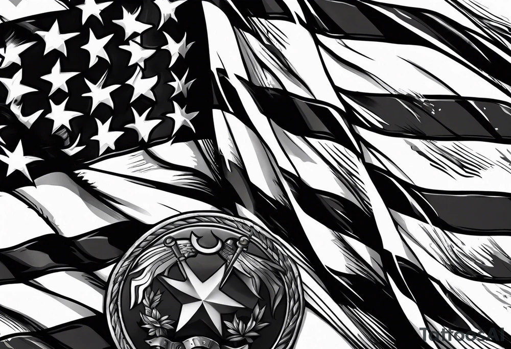 rebel flag tattoo idea