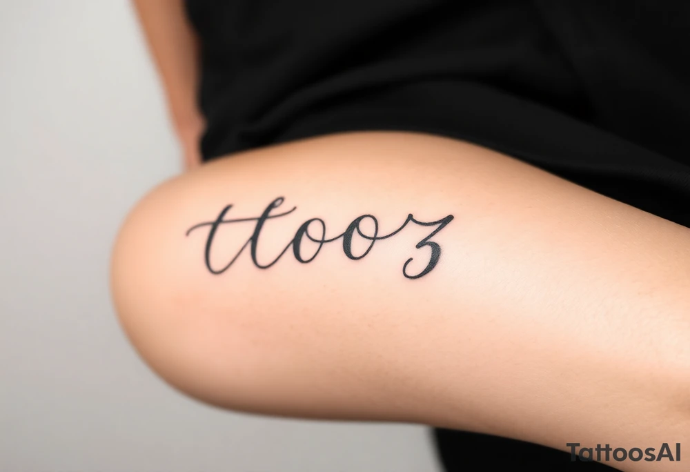 tooz tattoo idea