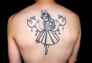 Alice in Wonderland tattoo idea