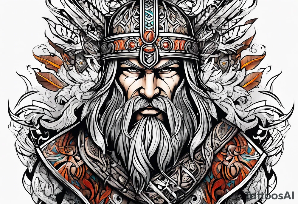 Viking tribal for arm tattoo idea