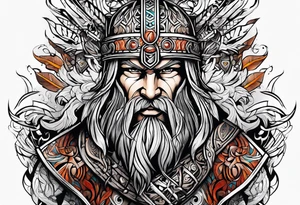 Viking tribal for arm tattoo idea