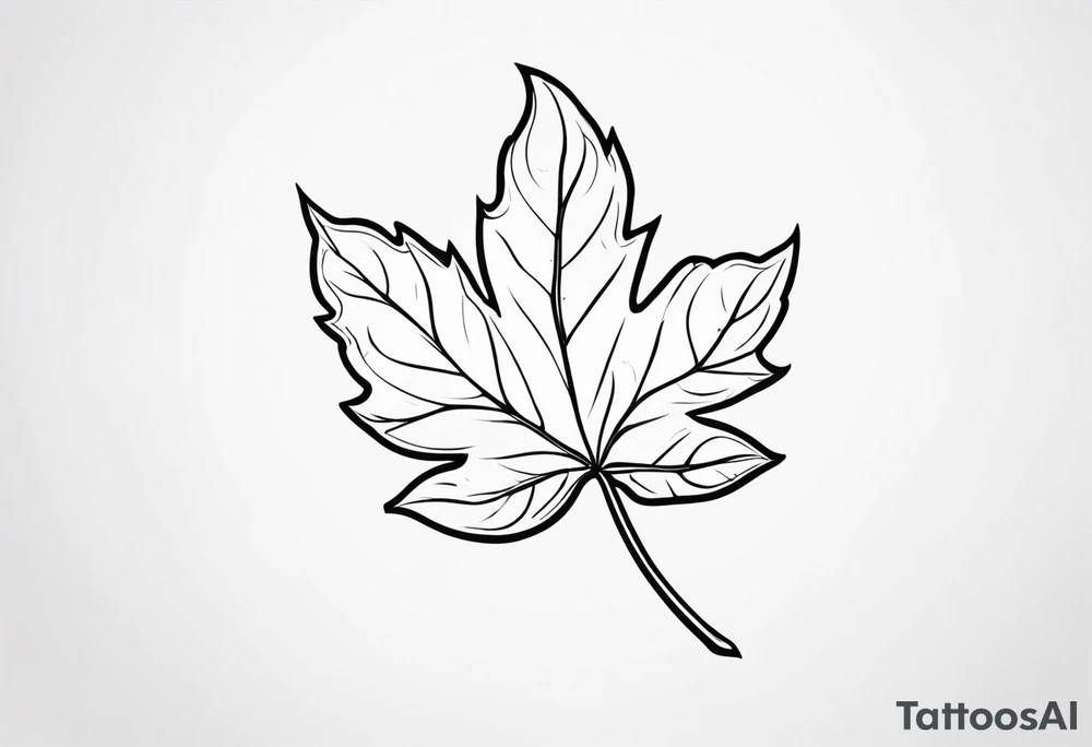 Maple seed tattoo idea