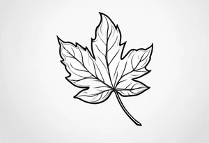 Maple seed tattoo idea