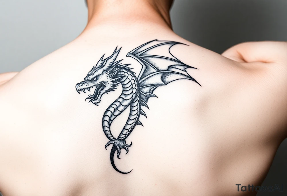 powerful majestic dragon with background forearm tattoo idea powerful majestic dragon with background forearm tattoo idea