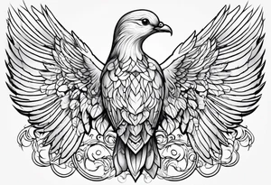 dOVE ANGEL tattoo idea