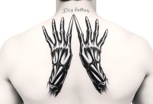 Edward scissorhands reflection off his hands tattoo idea