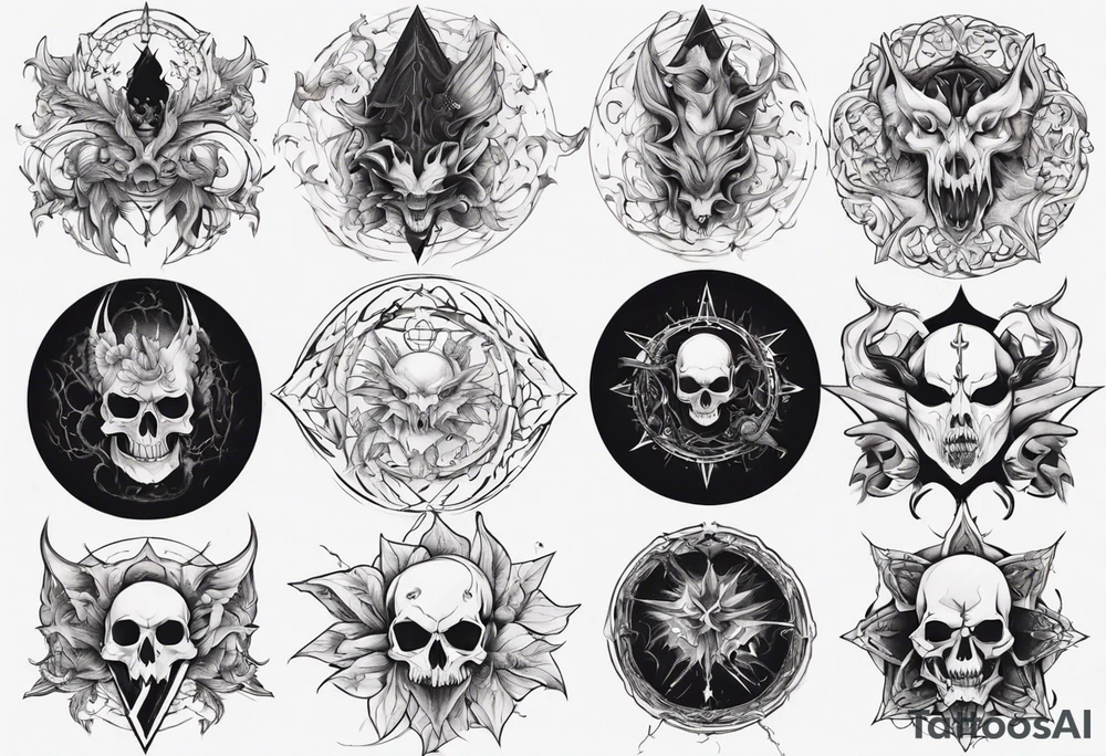 Dark Fantasy tattoo idea