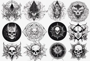 Dark Fantasy tattoo idea