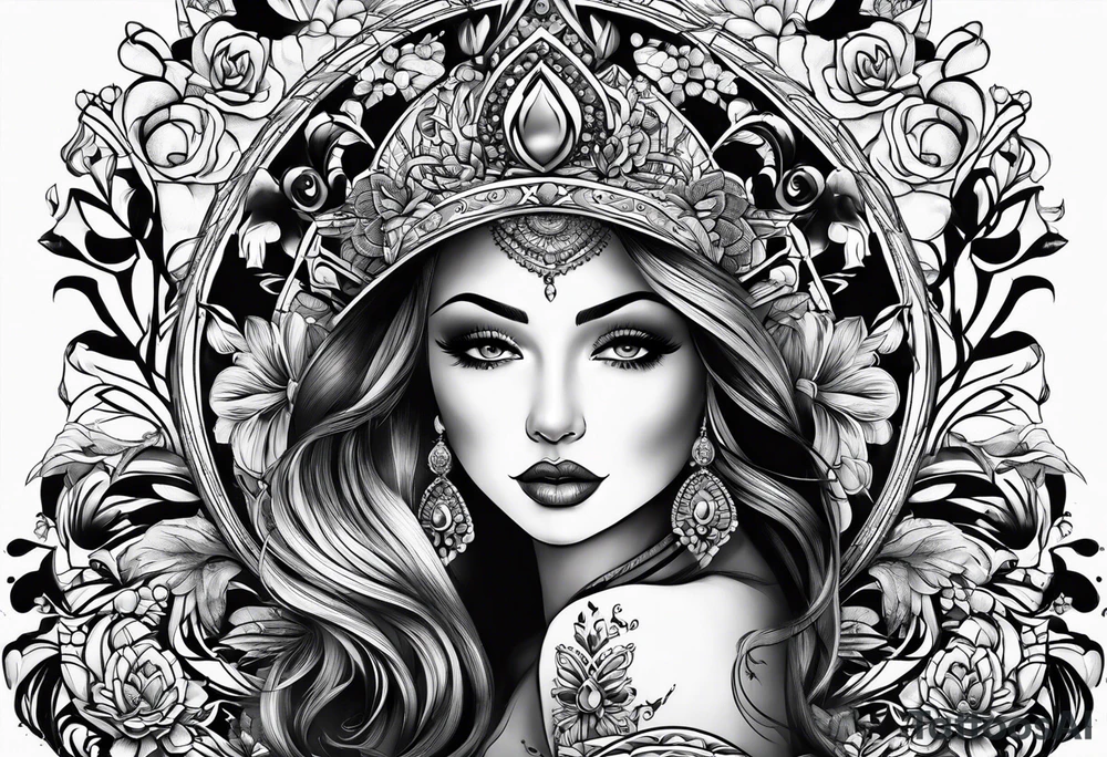Mom dad family hold habd tattoo idea