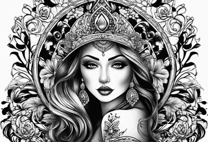 Mom dad family hold habd tattoo idea