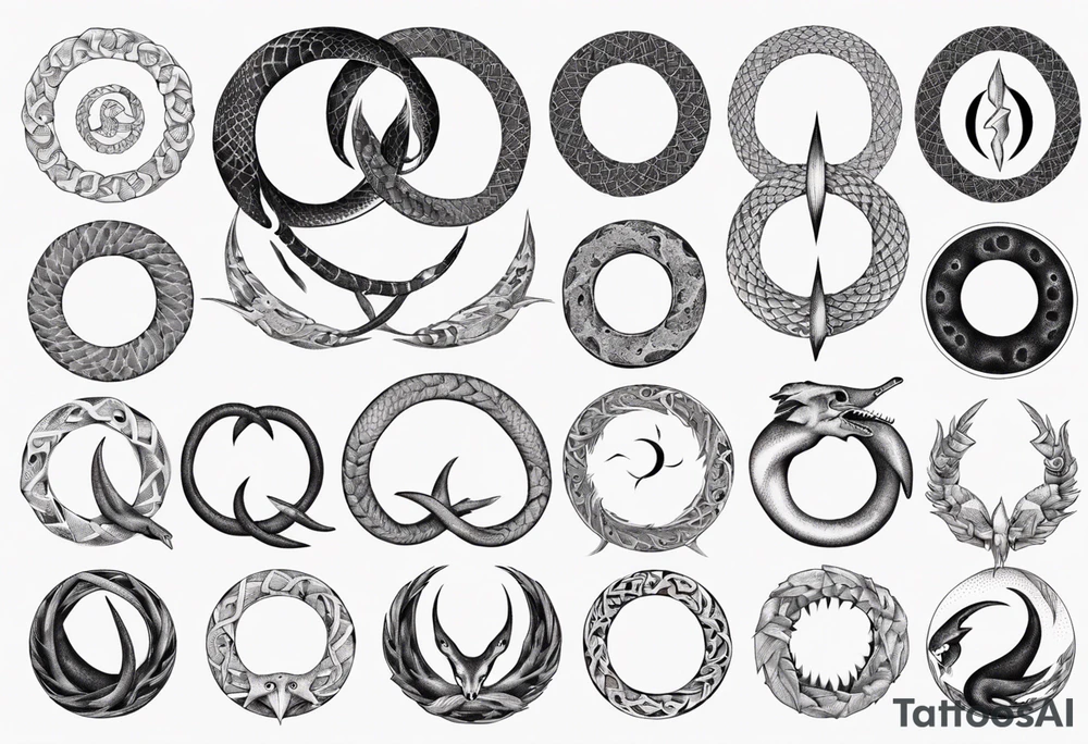 ouroboros tattoo idea