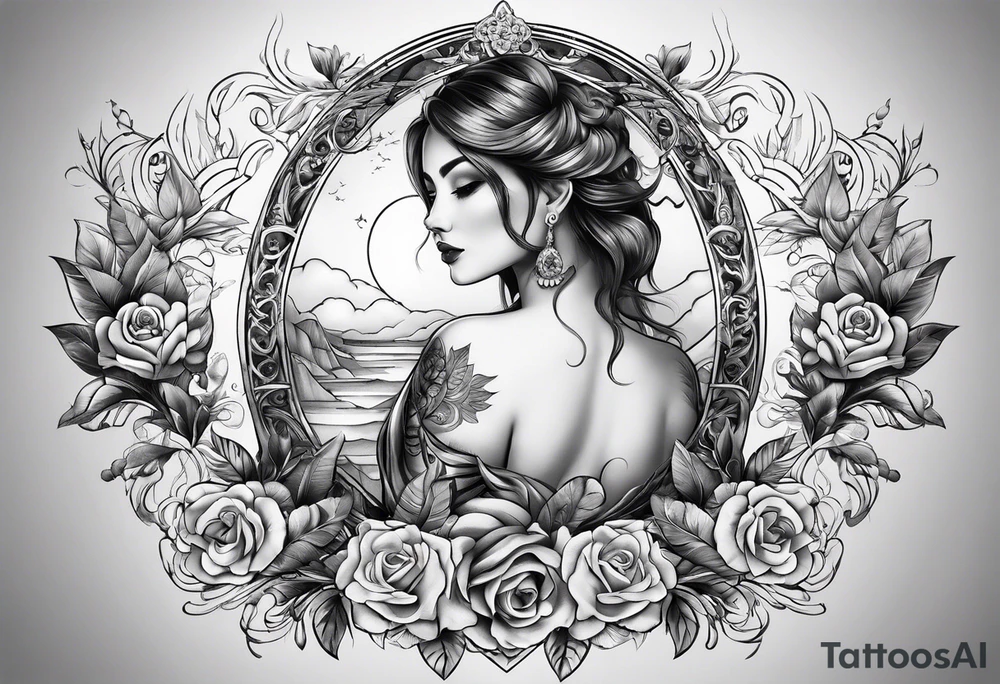Chest tattoo tattoo idea
