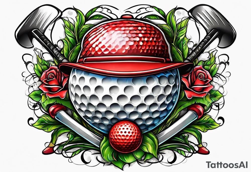 Golf tattoo idea