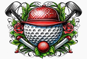 Golf tattoo idea