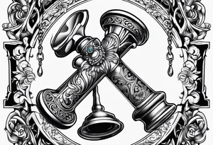 line spigot tap tattoo idea