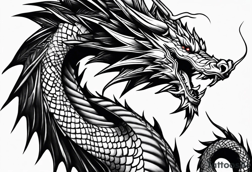 dragón tattoo idea