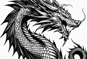 dragón tattoo idea