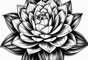 Molotov cocktail on an agave cactus tattoo idea