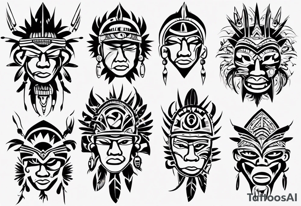 philippines, native, tribal tattoo idea