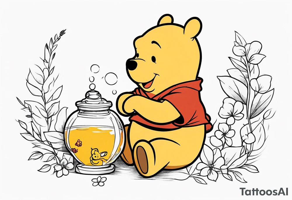 Winnie the Pooh Honey pot tattoo idea