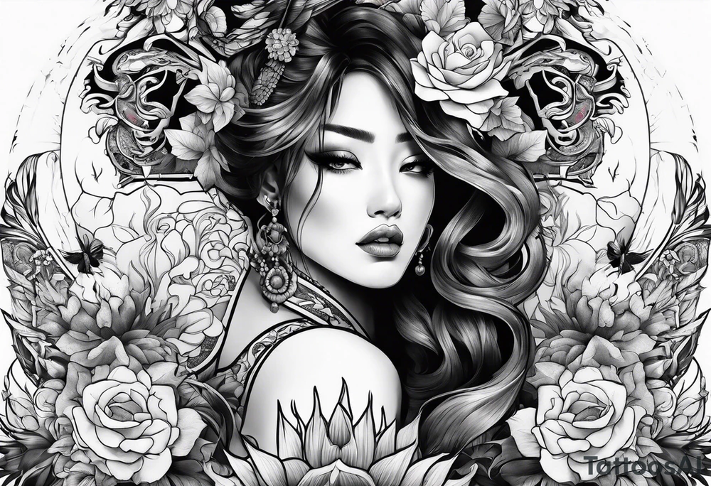 Hells paradise tattoo idea