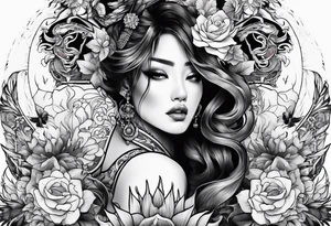 Hells paradise tattoo idea