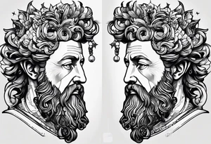 A picture of Marcus Aurelius tattoo idea
