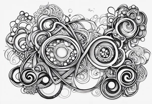Molecular  bonds with my daughters name madison tattoo idea