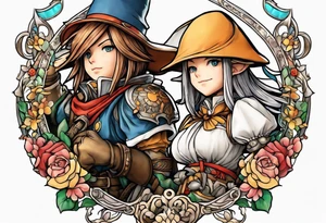 Beatrix from Final Fantasy IX tattoo idea