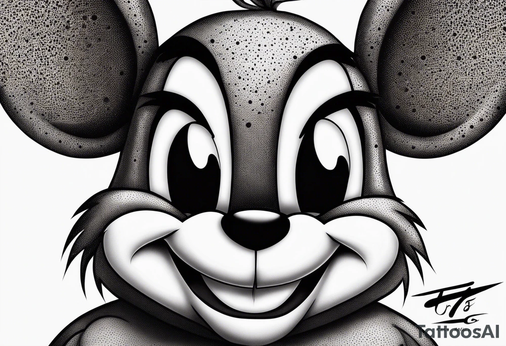 Taz mania the looney tunes character tattoo idea