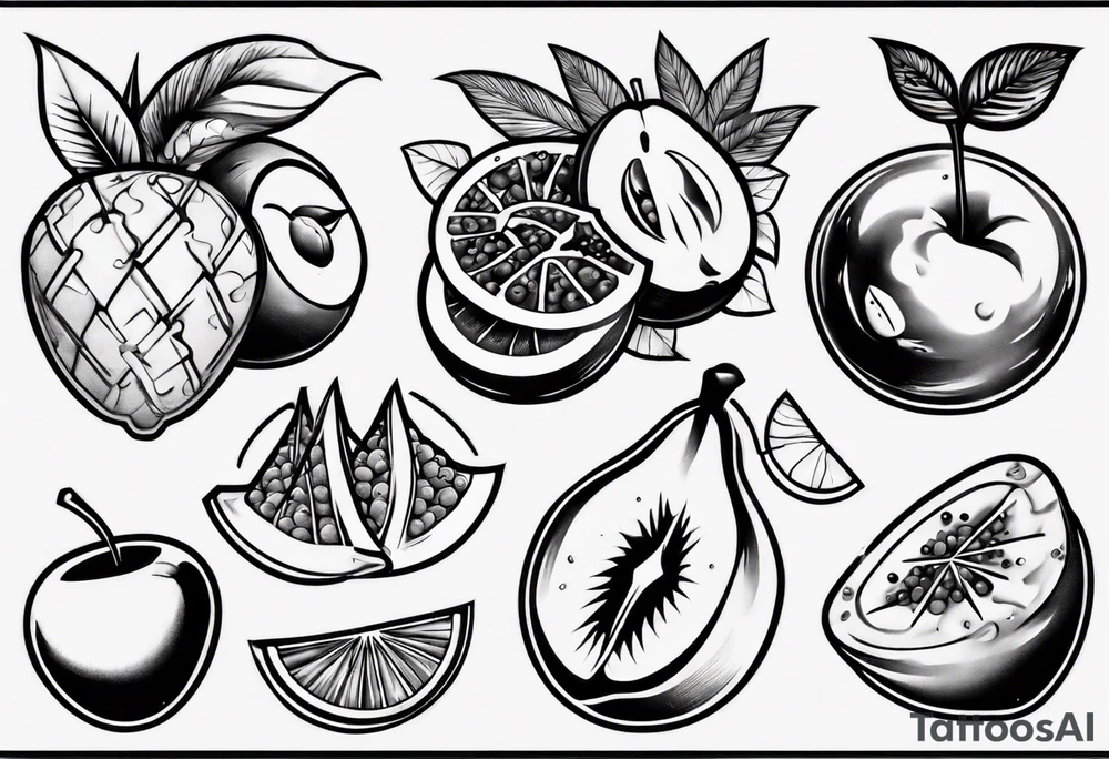 Fruits tattoo idea