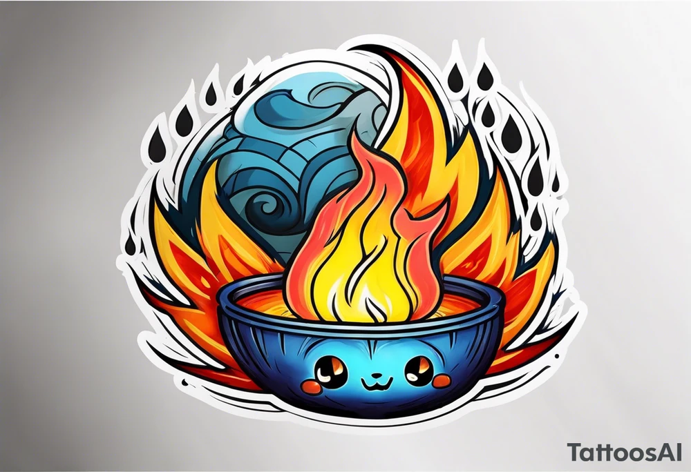 calcifer tattoo idea