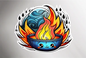 calcifer tattoo idea