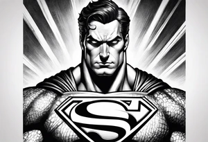 evil superman that will cover up inside of forearm tattoo idea