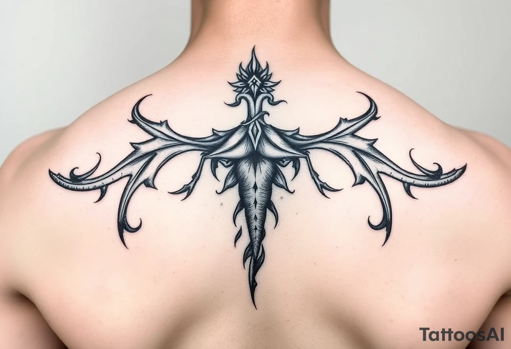 tribal nightshade tattoo tattoo idea