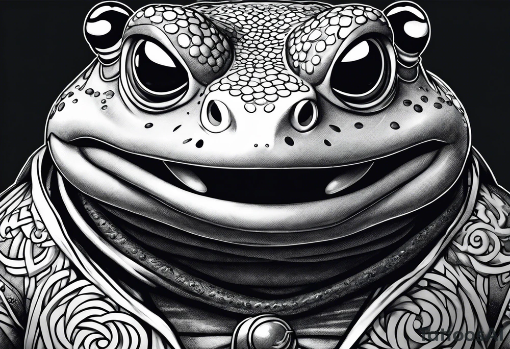 Jiraiya Naruto Gamakichi toad tattoo idea