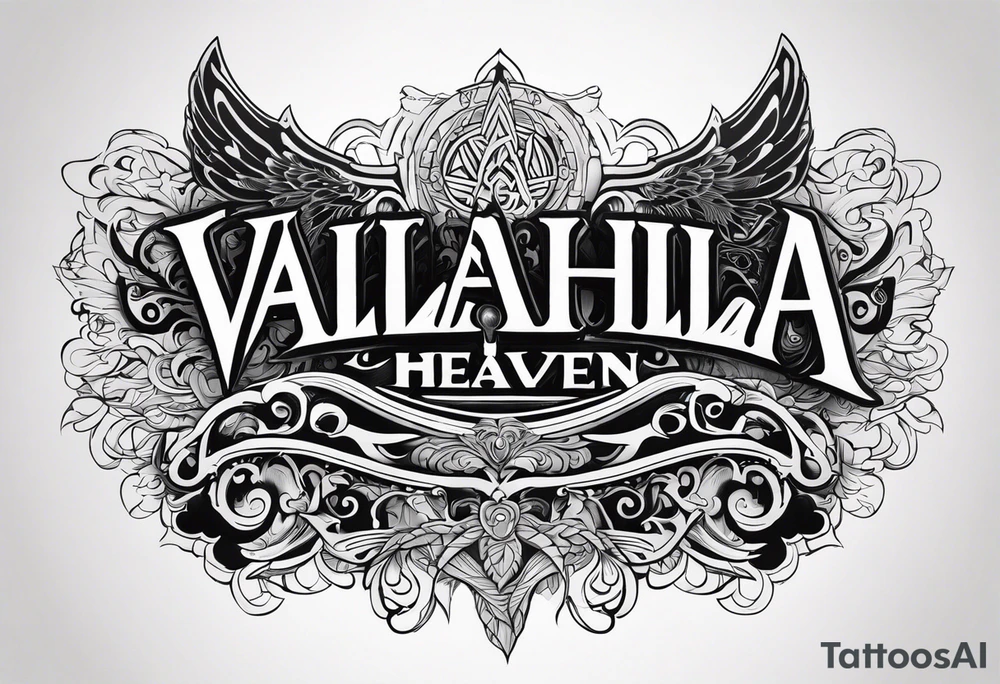 Valhalla heaven tattoo idea