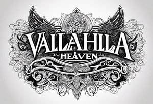 Valhalla heaven tattoo idea
