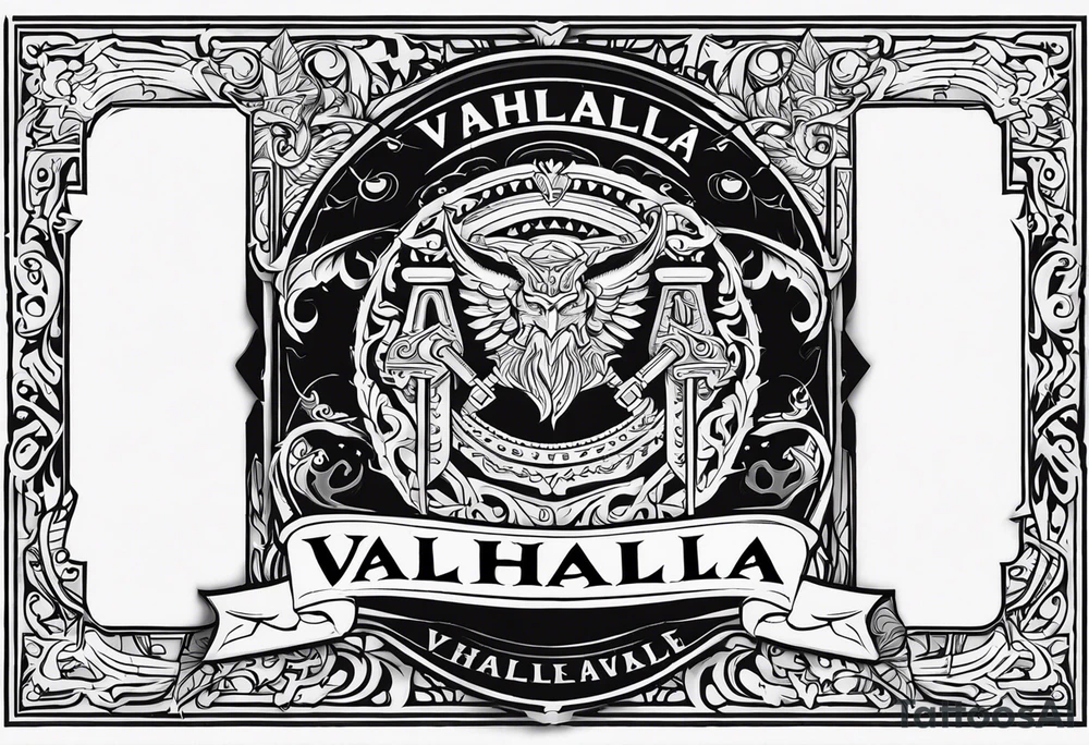 Valhalla tattoo idea