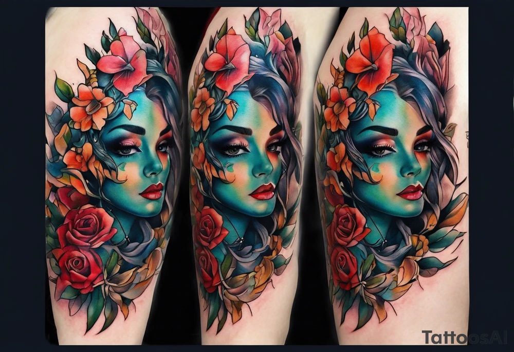 Sleeve tattoo idea