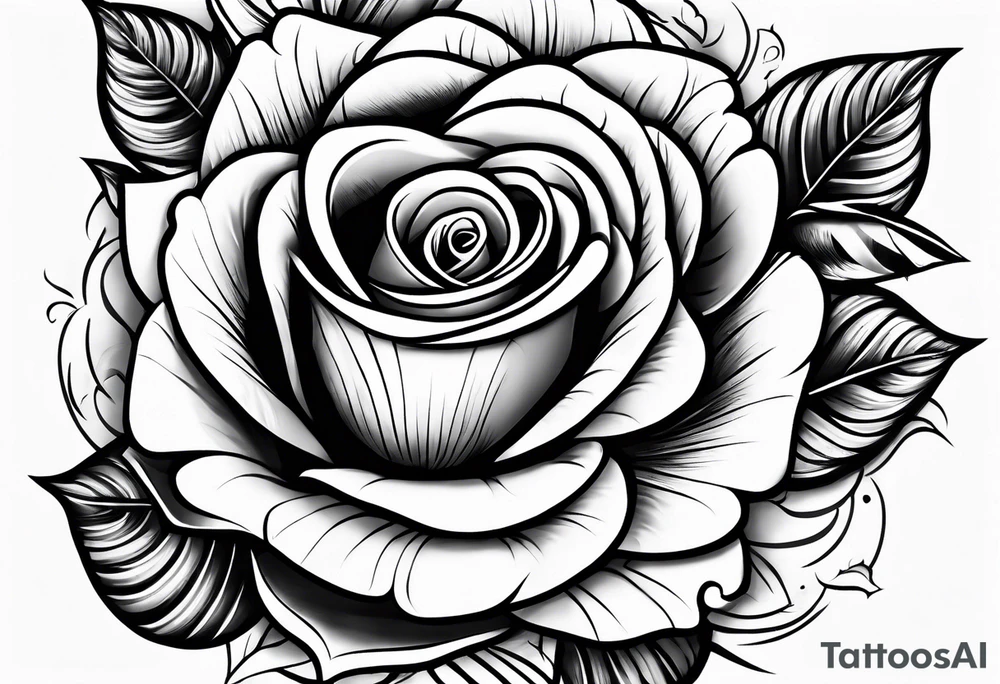 LAGUNA (last name tatttoo on forearm with words only and a rose) tattoo idea