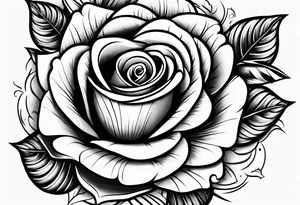 LAGUNA (last name tatttoo on forearm with words only and a rose) tattoo idea